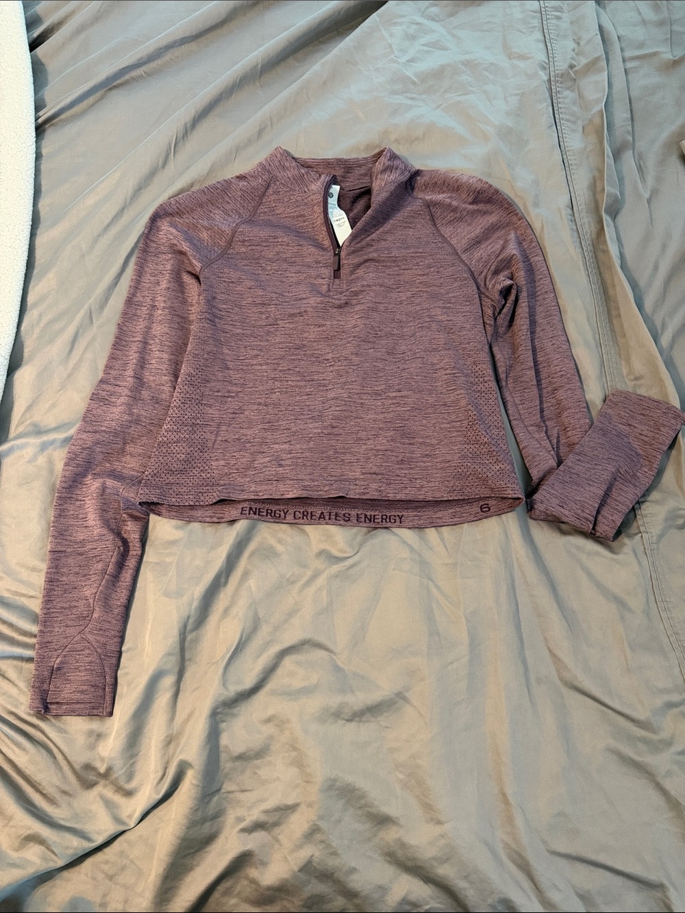 lululemon athletica Mauve Swiftly Tech Mock-Neck Half Zip
